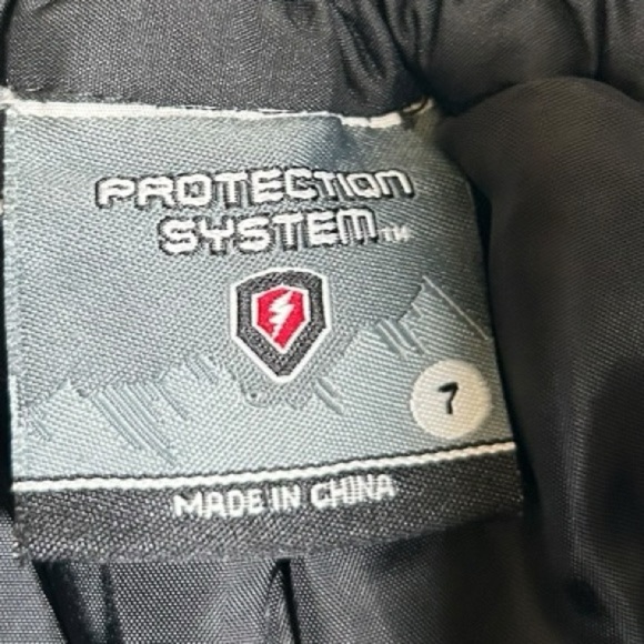 Protection System Snow Pants Youth Size 7 Ski/Snowboarding Pockets Black - Picture 7 of 8